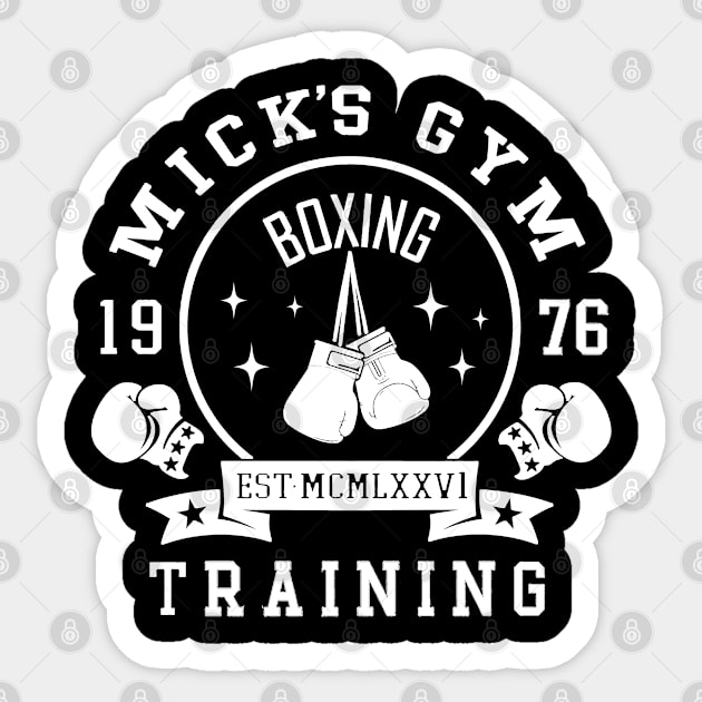 Mighty Mick's Boxing Gym Sticker by DarkStile